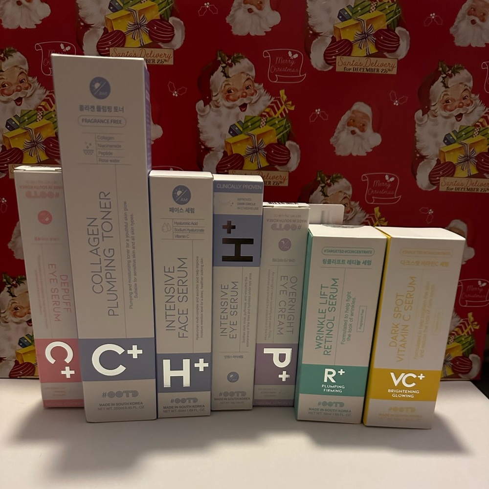 OOTD 7 facial products from South Korea